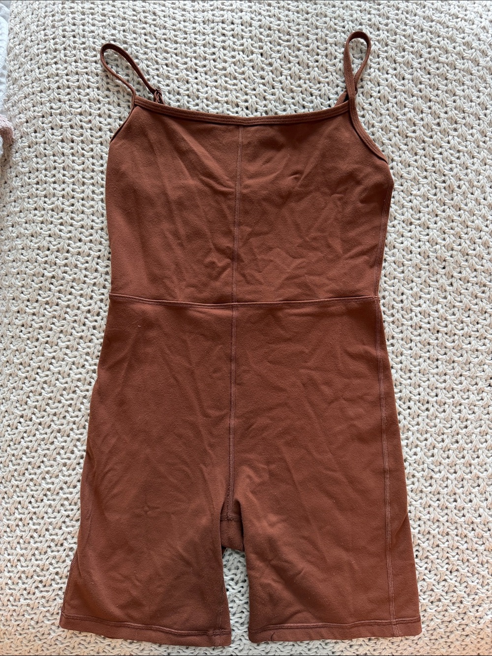 Wilfred Rust Brown Spaghetti-Strap One-Piece